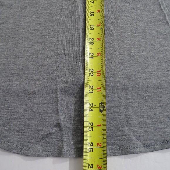 Athletic Works Soft Pullover Hoodie Heather Grey Women Size L 12-14 Thumb Hole - Picture 9 of 11